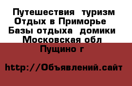 Путешествия, туризм Отдых в Приморье - Базы отдыха, домики. Московская обл.,Пущино г.